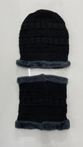 JAG Winter Cap & Neck Warmer Combo Set | Fur Inside | Reversible Design
