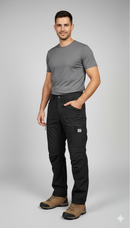 Himalayan Leopard Battlefield Edition 14 Pocket Cargo Pant | Midnight Black | Special Edition