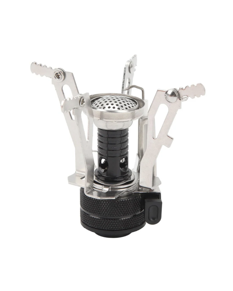 World's Smallest Camping Stove* | Mini Backpacking Camping Stove with Piezo Ignition – Portable Gas Stove for Hiking, Trekking & Outdoor Cooking