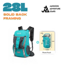 JAG 28L DECOMPRESS ULTRALIGHT TREKKING BACKPACK 28L – LAPTOP COMPARTMENT TRAVEL BAG FOR HIKING, CAMPING & OUTDOOR ADVENTURES