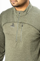 JAG Summit Seeker Series Full Sleeves Tshirt | UPF 50+ Protection | Hiking Tshirt | Trekking Tshirt | Deep Olive