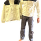 JAG Polar Pro Double Jacket | Fleece Jacket with Windcheater | All Weather | 3 in 1 | Pearl White