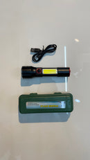 Porta Hand Torch | USB-Chargeable | 4-Modes | Inbuilt Powerbank