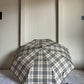 Jainsons Rain-Check 3 Fold Jumbo Umbrella | Checks Print | Khaki