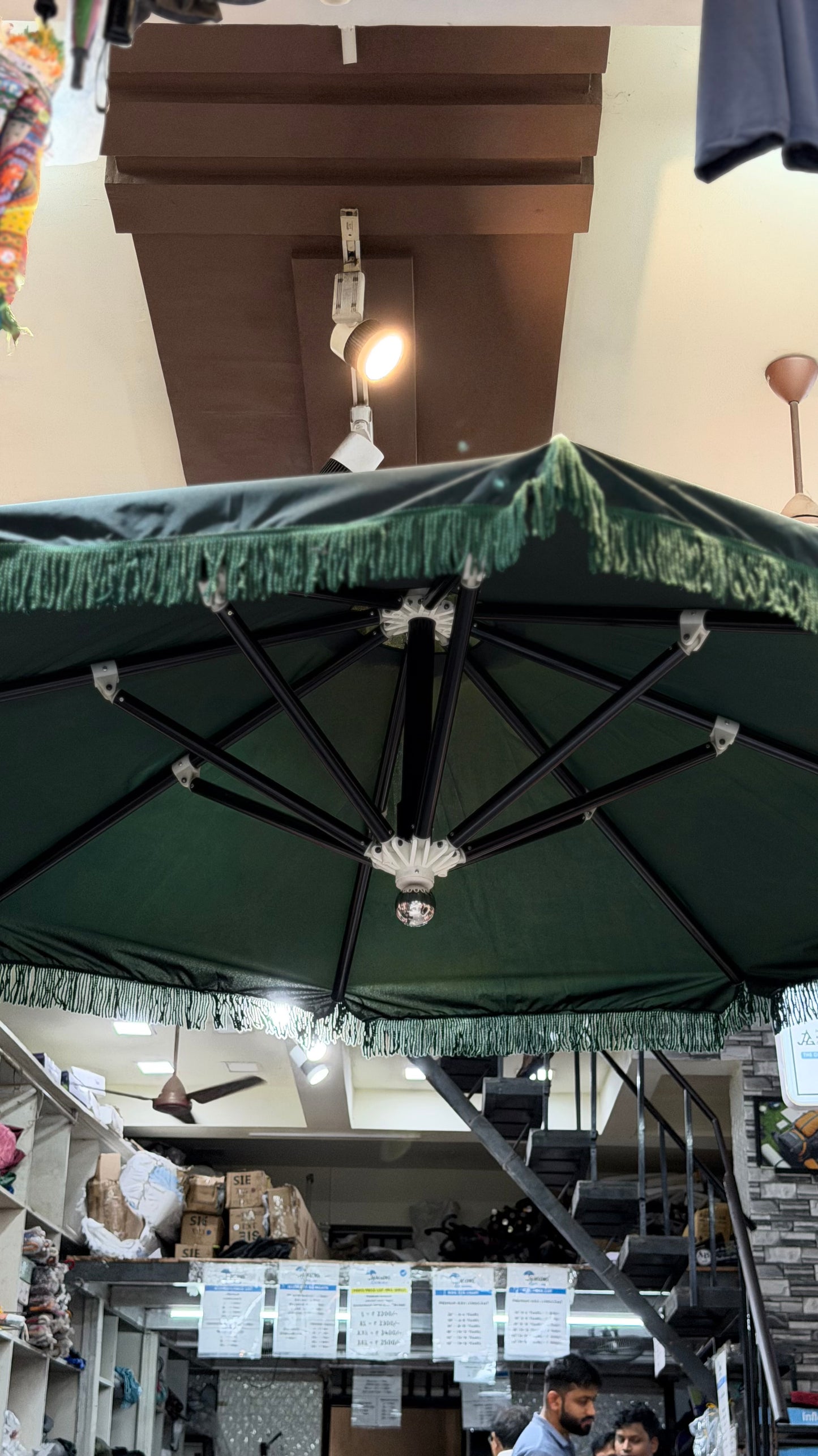 Jainsons Luxury Side Pole Umbrella | Patio Umbrella | Resort Umbrella | Made in भारत