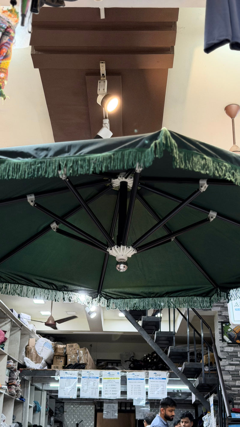 Jainsons Luxury Side Pole Umbrella | Patio Umbrella | Resort Umbrella | Made in भारत