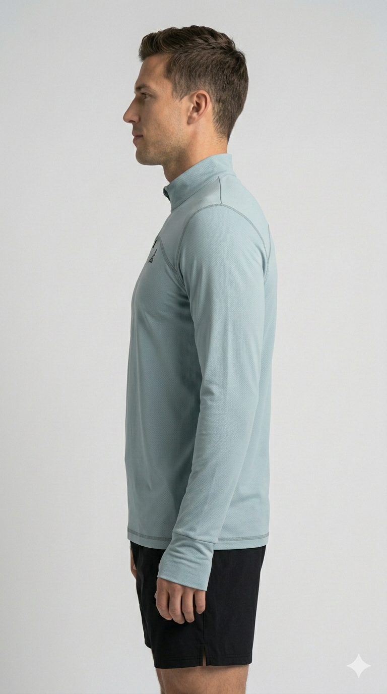 JAG Summit Seeker Series Full Sleeves Tshirt | UPF 50+ Protection | Hiking Tshirt | Trekking Tshirt | Aqua