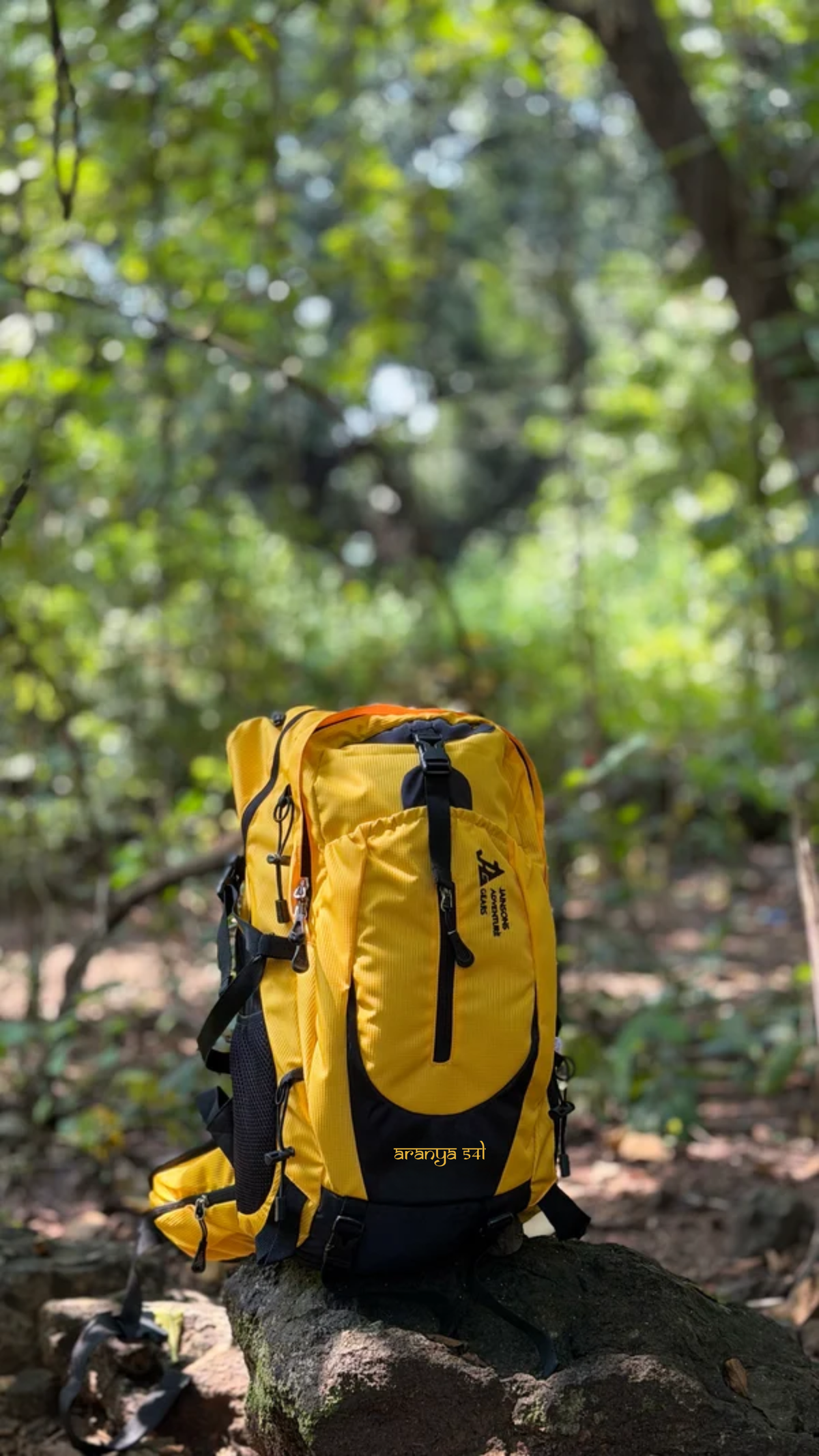 JAG Aranya 54L Backpack | Air Flow Back Support | Twin Aluminium Rods + Mesh | Alpine Sunset