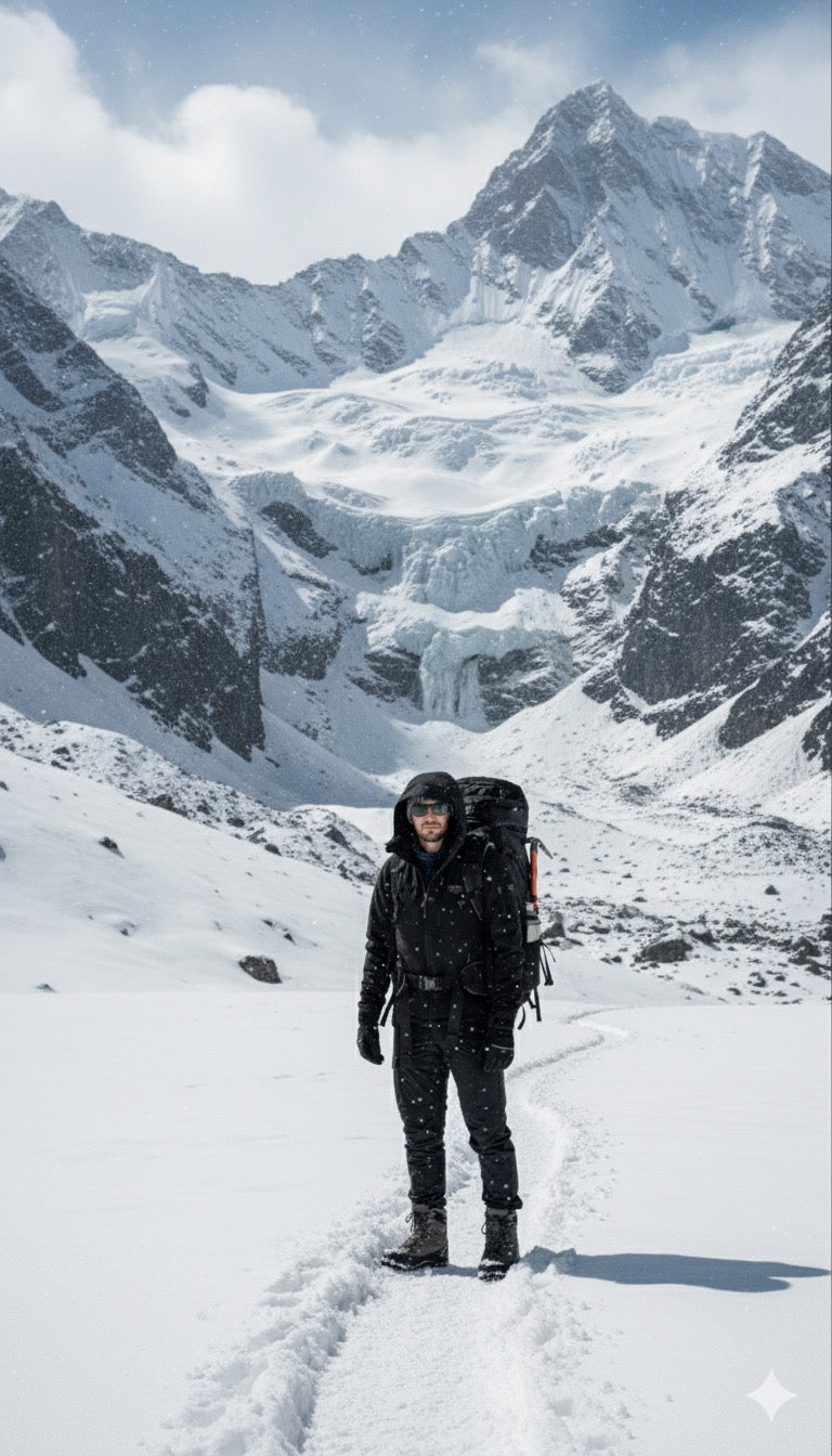 JAG Siachen Series Minus 5 Tactical Snowproof Jacket | Winter Jacket | Grey | 3 Pockets