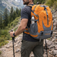 JAG Aranya 45L Alpine Backpack | Air Flow Back Support | Twin Aluminium Rods + Mesh | Alpine Sunset