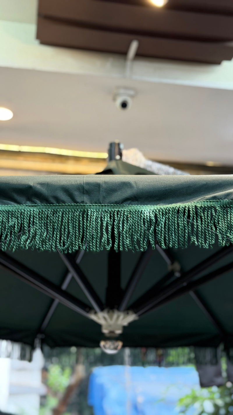 Jainsons Luxury Side Pole Umbrella | Patio Umbrella | Resort Umbrella | Made in भारत