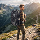 JAG Aranya 45L Alpine Backpack | Air Flow Back Support | Twin Aluminium Rods + Mesh | Granite Peak