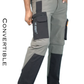 JAG Aerofit Convertible Travel & Hiking Pants | 5 Pocket Design | Stretchable Fabric | Deep Blue | Pants for Trekking