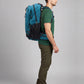 JAG Aranya 45L Alpine Backpack | Air Flow Back Support | Twin Aluminium Rods + Mesh | Glacier Blue
