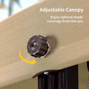 Luxury 3 Seater Jhula/Swing for Adult Outdoor with Canopy Shed, Cushion and Cup Holders (3 Seater Swing)