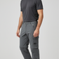 JAG Discovery Series | Quick Dry Convertible Trekking, Hiking & Travel Pants | Breathable Fabric | Stretchable Fabric | Unisex Design | Space Grey
