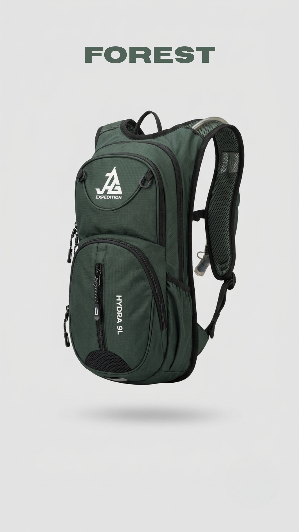 JAG Hydra 9L Hydration Bag and Backpack for Trail Running and Cycling | 9 Litres (Without Bladder)