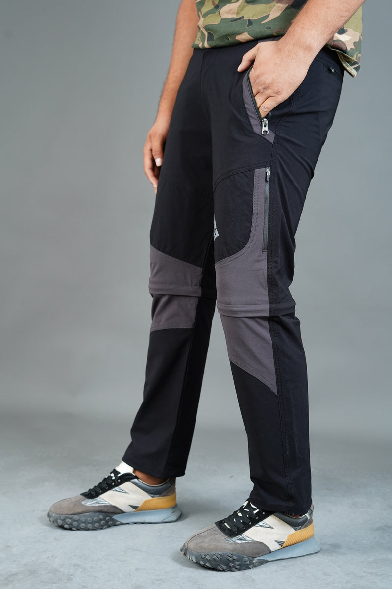 JAG Delta 2.0 Convertible Trekking & Hiking Pants | Traveller Series | Quick-Dry | Unisex Design | 6 Pockets