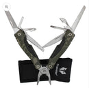 JAG|Traveler Multi-Tool Plier – 9-in-1 Camouflage Stainless Steel Survival Gear for Camping & Outdoor Adventure