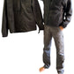 JAG Polar Pro Double Jacket | Fleece Jacket with Windcheater | All Weather | 3 in 1 | Jet Black