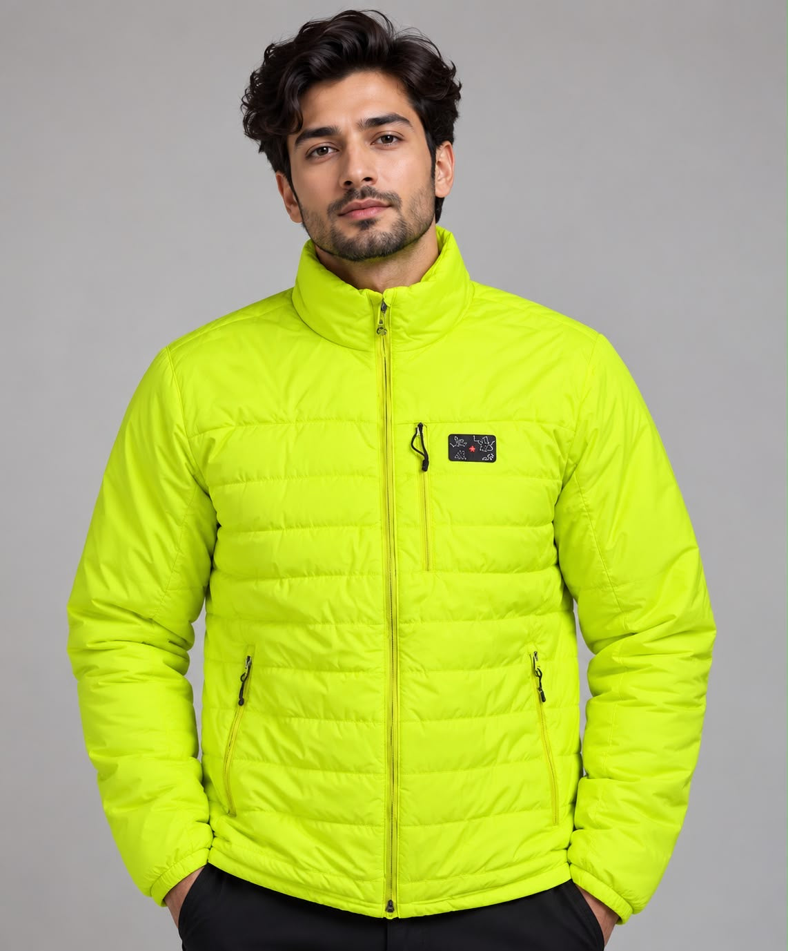 JAG Mt. Elbrus Quilted Snow Jacket | Minus 10 Jacket | Super Soft Nylon Fabric | Ultra Light Series | Crimson Maroon