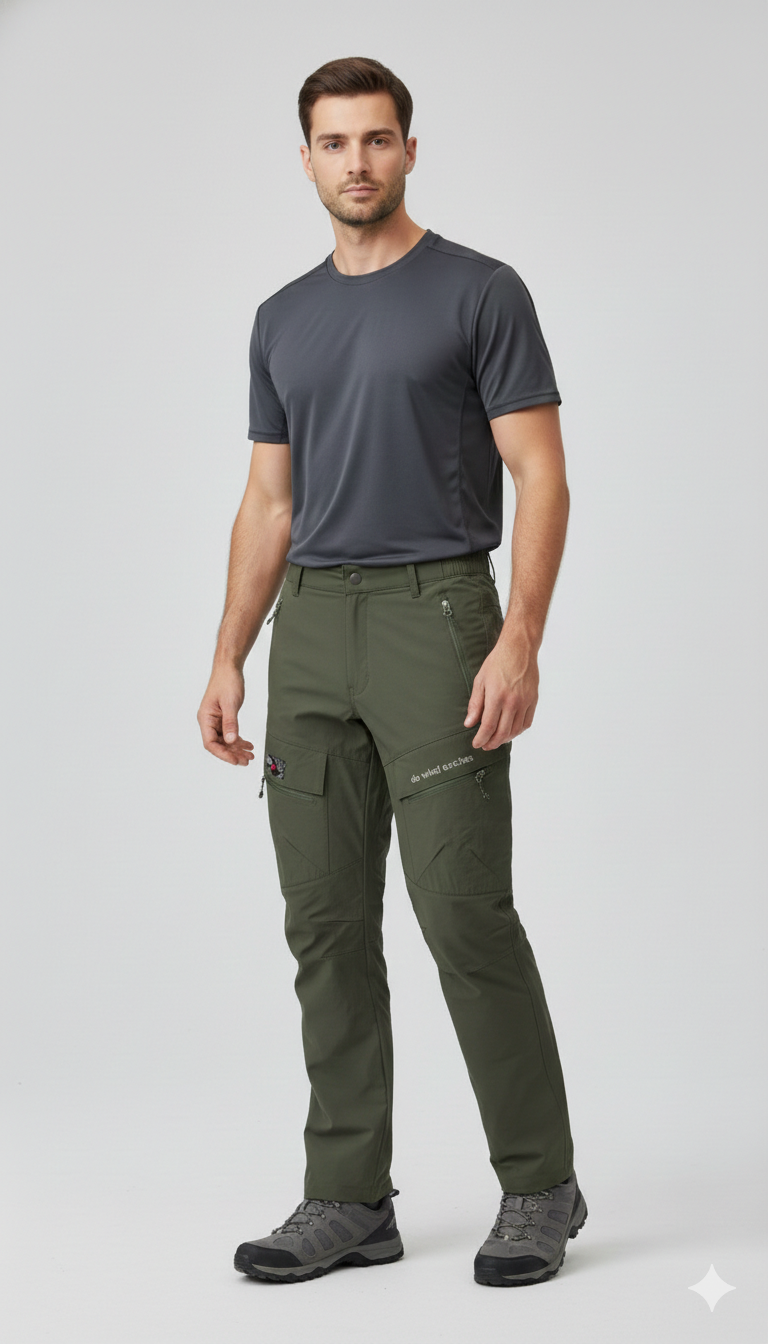 JAG Phantom Hiking & Trekking Pant | 7 Pocket Design | Quick Dry | 100% Breathable Fabric | Unisex Design