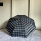 Jainsons Rain-Check 3 Fold Jumbo Umbrella | Checks Print | Navy Blue