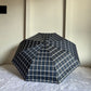 Fully Automatic Jainsons Rain-Check 3 Fold Jumbo Umbrella | Checks Print | Navy Blue