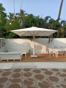 JS Prism Ultra Premium Luxury Umbrella | Outdoor Umbrella | Made in Bharat | Square Centre Pole