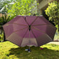 Jainsons YD Piping 3 Fold Umbrella | Nylon Fabric | Unisex Design | Purple