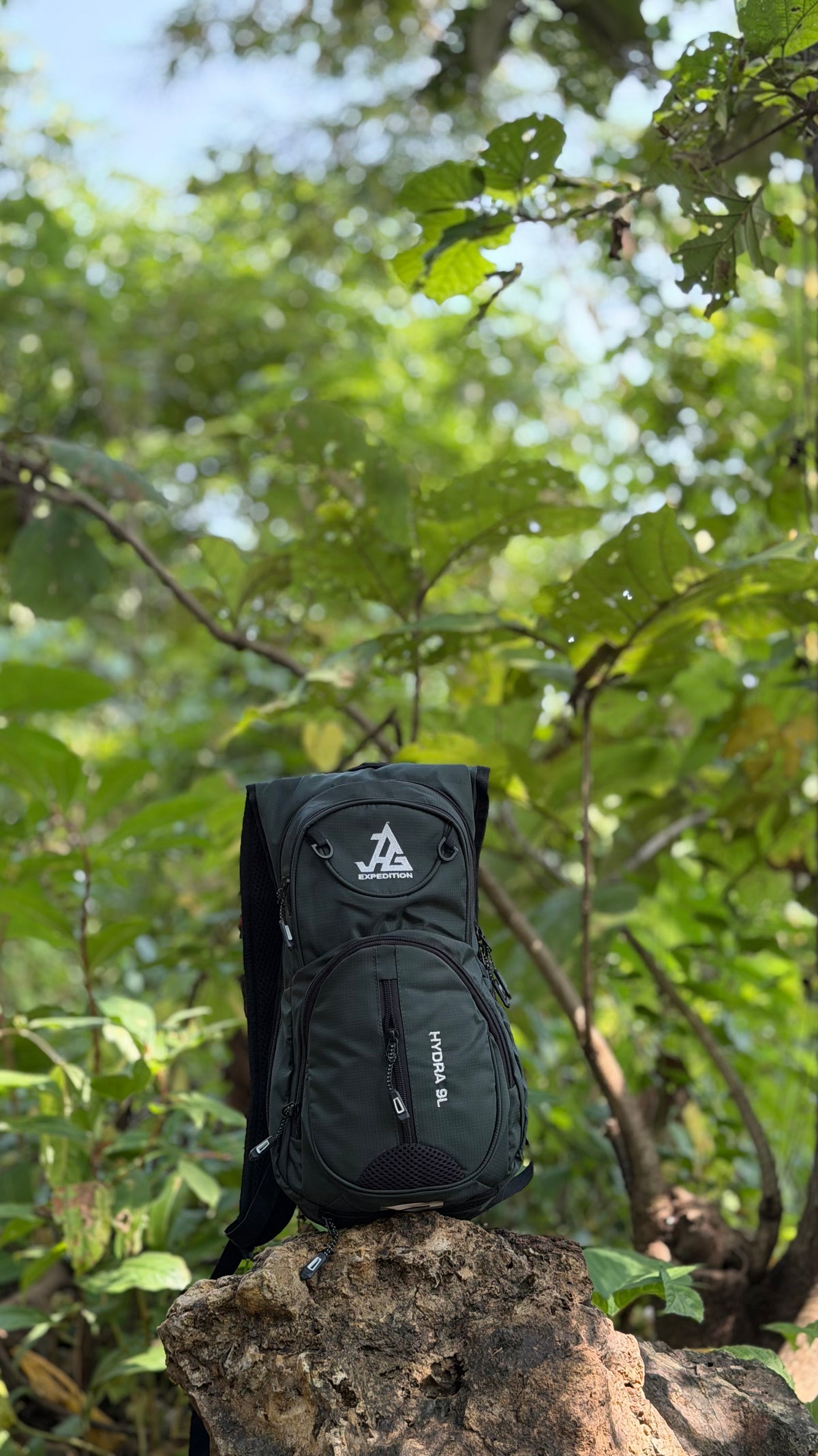 JAG Hydra 9L Hydration Bag and Backpack for Trail Running and Cycling | 9 Litres (Without Bladder)