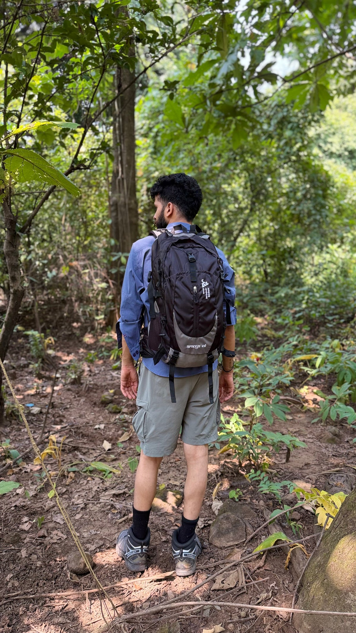 JAG Aranya 45L Alpine Backpack | Limited Edition | Air Flow Back Support | Twin Aluminium Rods + Mesh | Desert Fawn