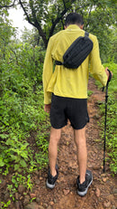 Ozark Trail Mid Ankle Hiking & Trekking Shoes | Water Repellent | Ultra Light | 300Grams Each Shoe | Midnight Black