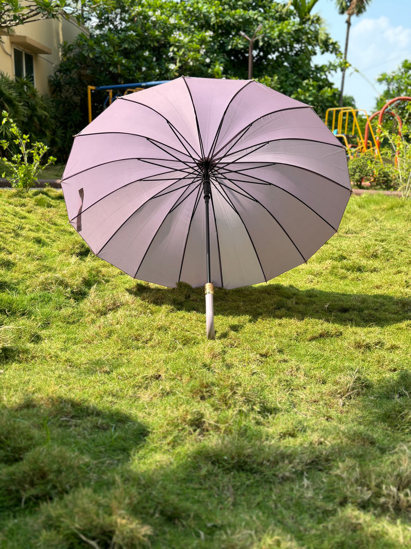 Jainsons Watermark Colour Changing Umbrella | Long Umbrella | J Handle | Magenta