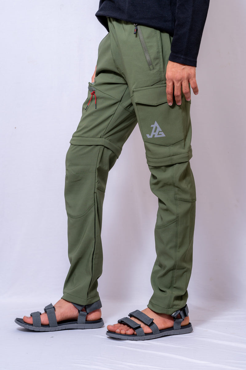 JAG Trail Explorer Trekking Pants | Convertible Travel & Hiking Pants | Olive