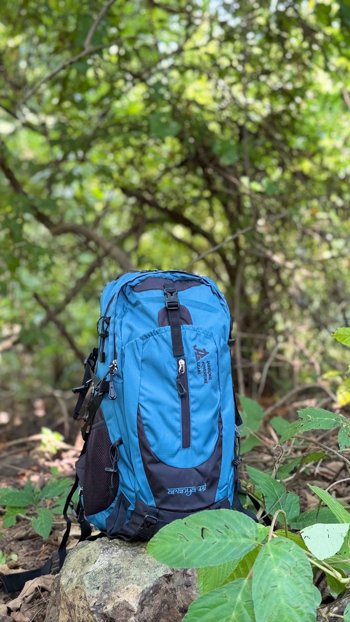 JAG Aranya 45L Alpine Backpack | Limited Edition | Air Flow Back Support | Twin Aluminium Rods + Mesh | Desert Fawn