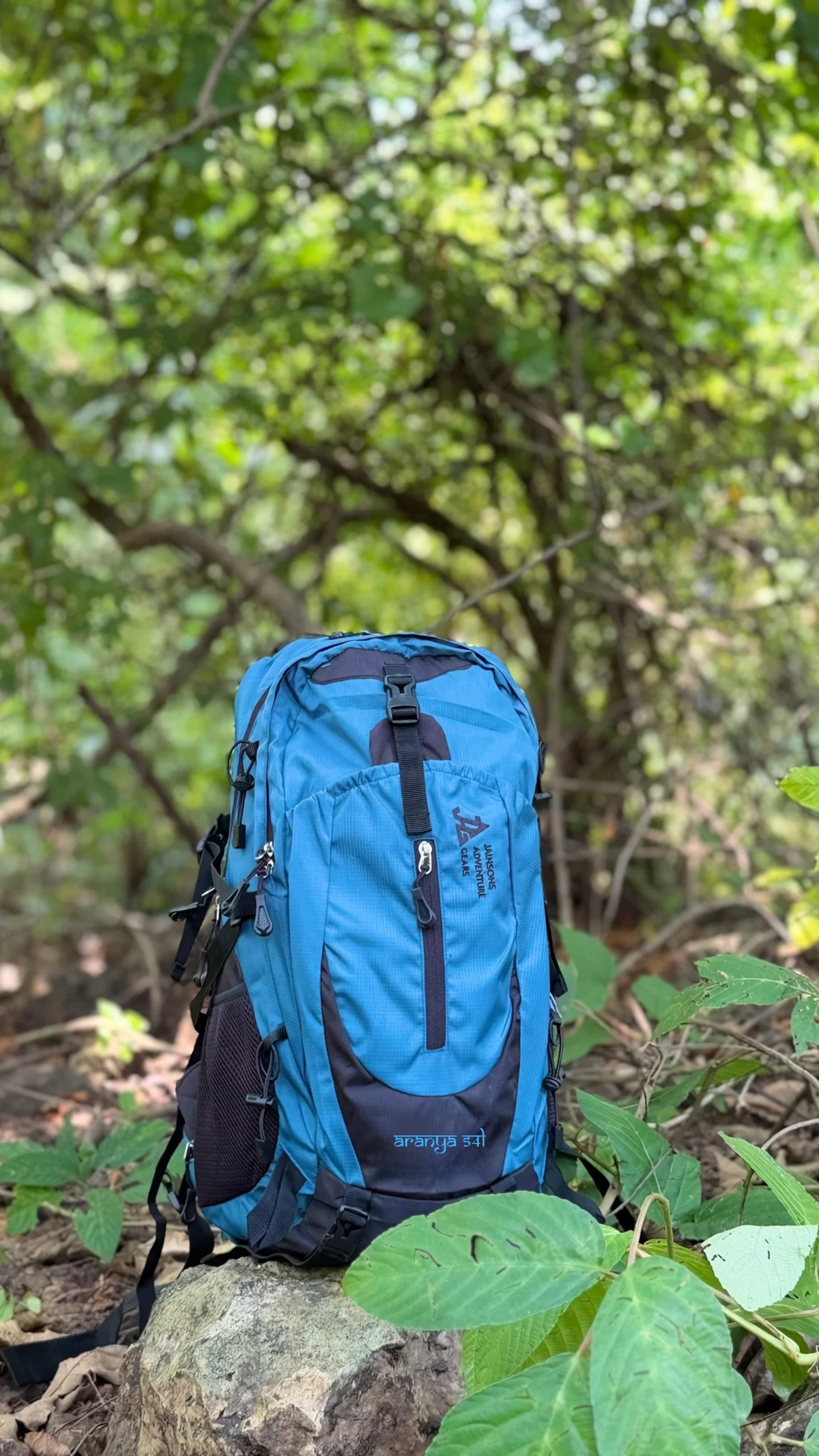 JAG Aranya 54L Backpack | Air Flow Back Support | Twin Aluminium Rods + Mesh | Alpine Sunset