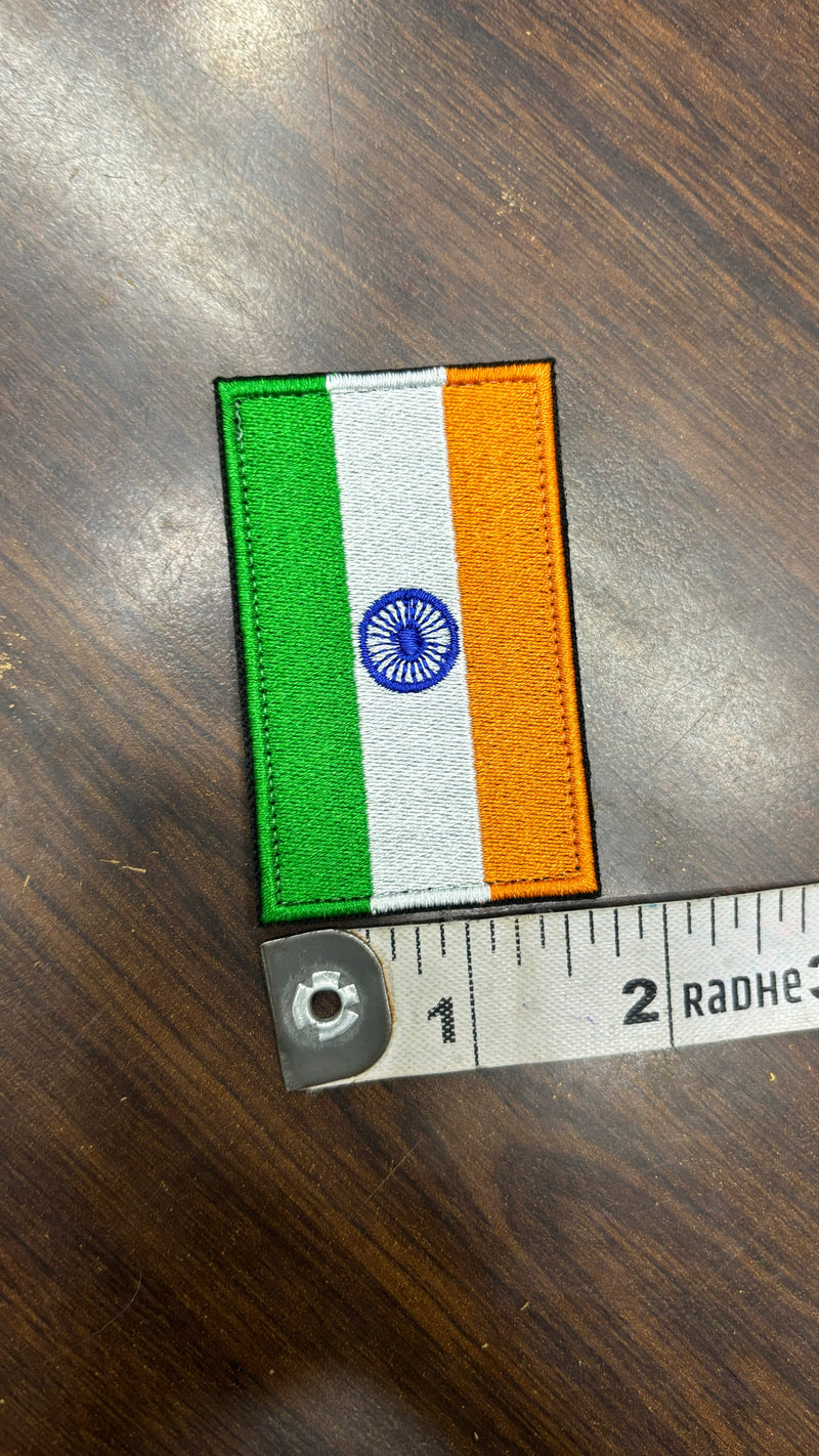 JAG Indian Flag Velcro Patch | 2.5” X 1.5” | Premium Quality