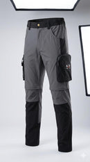 JAG Aerofit Convertible Travel & Hiking Pants | 5 Pocket Design | Stretchable Fabric | Deep Blue | Pants for Trekking