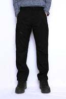 JAG Mt. Kailash Series Trekking & Hiking Pants | Snow Proof | Fleece Inside | Unisex Design | Bonded Fleeced Fabric | Snow Trekking Pants | Triple Layered Fabric | Jet Black - Limited Edition