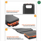 JAG 20000mAh Solar Power Bank, 4 Solar Panels, 2 USB & 1 Type C Output for 3 Device Charging, 3 Mode LED Flashlight,Rugged and Compact | Solar Charger Power Bank | Portable Solar Charger