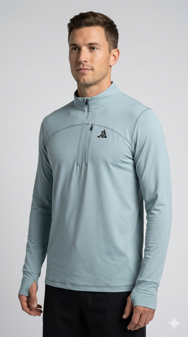 JAG Summit Seeker Series Full Sleeves Tshirt | UPF 50+ Protection | Hiking Tshirt | Trekking Tshirt | Aqua