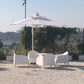 JS Santorini Ultra Premium Luxury Umbrella | Outdoor Umbrella | Made in Bharat | Square Side Pole