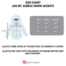 JAG Mt. Elbrus Quilted Snow Jacket | Minus 10 Jacket | Super Soft Nylon Fabric | Ultra Light Series | Space Black