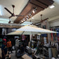 Luxury Side Pole Roman Umbrella | 360 Degrees Rotational | Water Base | 3.3 mtrs each side | Jumbo Size
