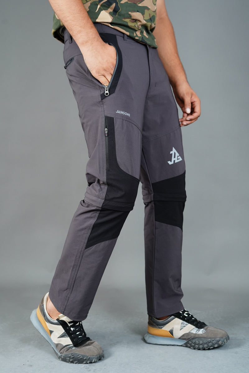 JAG Delta 2.0 Convertible Trekking & Hiking Pants | Traveller Series | Quick-Dry | Unisex Design | 6 Pockets