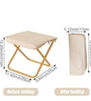 JAG|Folding Stool – Mini Outdoor Camping Chair | Portable Lightweight Foldable Stool with Carry Bag | Durable Slacker Seat for Fishing, Hunting, Travel, Hiking & Picnics