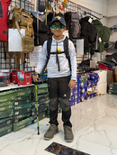 JAG Adventure Seeker Pants for Kids | Convertible | Quick-Dry | Black & Grey Combination