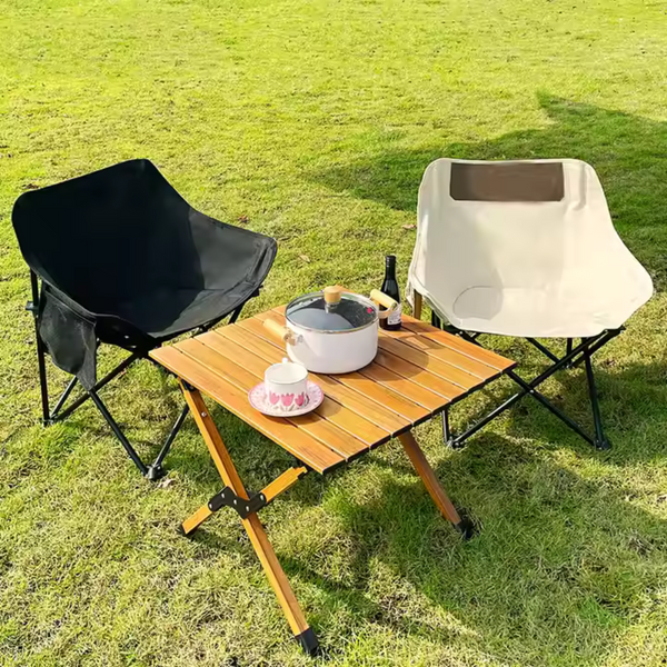 JAG PORTABLE CAMPING BUCKET CHAIR WITH SIDE POCKET