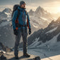 JAG Mt. Kailash Series Trekking & Hiking Pants | Snow Proof | Fleece Inside | Unisex Design | Bonded Fleeced Fabric | Snow Trekking Pants | Triple Layered Fabric | Space Grey - Limited Edition